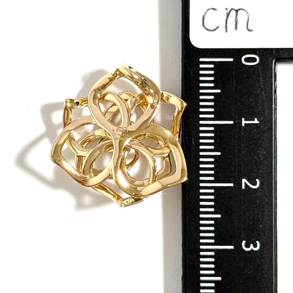 PIAGET Rose Pendant Top Charm Gold Diamond 18K Pink - Picture 10 of 10